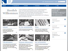 Tablet Screenshot of kanzlei-dinse.de